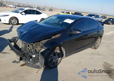 2020 Hyundai Elantra Limited from USA, damaged, VIN 5NPD84LFXLH502359